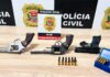 DISE apreende armas e munições durante operação em Fernandópolis