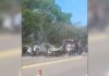 Batida frontal entre dois carros deixa motoristas feridos na SP-310 em Monte Aprazível