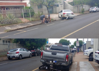 Motociclista fica gravemente ferido em acidente no centro de Votuporanga