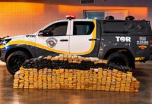 TOR apreende mais de 417 kg de maconha durante fiscalização em Nhandeara