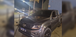 PM localiza caminhonete furtada com placas falsificadas e prende homem em Votuporanga