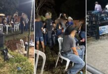 Adolescentes são encontrados consumindo bebida alcoólica em rodeio clandestino