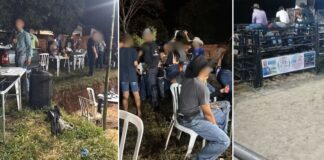 Adolescentes são encontrados consumindo bebida alcoólica em rodeio clandestino