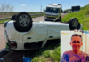 Morador de Votuporanga morre em capotamento na SP-461; outras quatro pessoas ficaram feridas