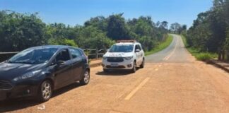 Homem é preso suspeito de agredir e tentar jogar mulher de ponte em estrada vicinal