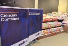 Unifev repassa mais de 550 litros de leite e descartáveis a cinco entidades assistenciais