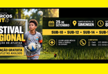 Festival Regional abre avaliação gratuita para jovens atletas em Simonsen