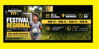 Festival Regional abre avaliação gratuita para jovens atletas em Simonsen