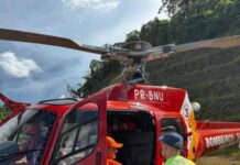Dois drones térmicos e cães reforçam buscas por helicóptero com Rick em SC