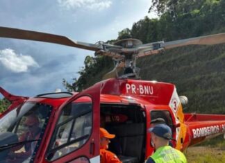 Dois drones térmicos e cães reforçam buscas por helicóptero com Rick em SC
