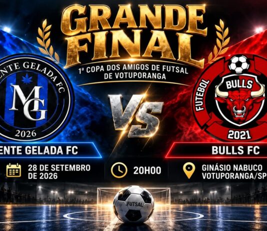Mente Gelada e Bulls decidem título da 1ª Copa dos Amigos de Futsal em Votuporanga