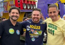 Campetti participa de carreata com candidatos ao Senado em Olímpia
