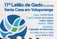 11º Leilão de Gado em prol da Santa Casa de Votuporanga reúne solidariedade e novas atrações
