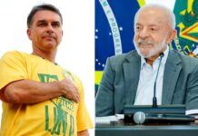Datafolha: Flávio Bolsonaro tem 52% e Lula, 48%, no 2º turno