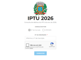 IPTU 2026: serviços on-line da Prefeitura facilitam acesso à 2ª via, consulta de débitos e solicitação de isenção