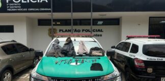 Carro suspeito de furtos rurais é apreendido após perseguição