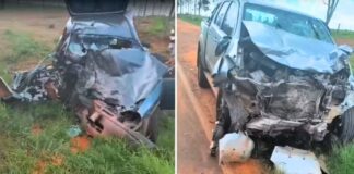 Acidente entre carro e caminhonete deixa cinco mortos em rodovia de Piacatu