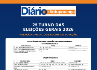 Eleições 2026: Votuporanga vai às urnas neste domingo para o 2º turno