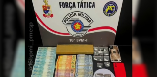 Força Tática prende dois com drogas e R$ 1,6 mil em Votuporanga