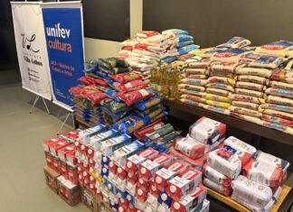 Unifev repassa cerca de 1 tonelada de alimentos arrecadados durante Concerto em parceria com a Camerata Villa-Lobos