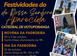 Catedral de Votuporanga inicia festividades de Nossa Senhora Aparecida neste sábado