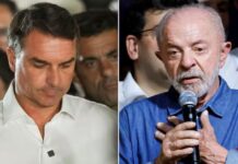 Lula diz que é ‘vergonhoso’ Flávio fugir do país: ‘O Brasil é a segunda pátria dele. A primeira é lambe-botas dos EUA’