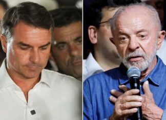 Lula diz que é ‘vergonhoso’ Flávio fugir do país: ‘O Brasil é a segunda pátria dele. A primeira é lambe-botas dos EUA’