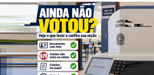 AINDA NÃO VOTOU? Veja o que levar e confira onde votar em Votuporanga